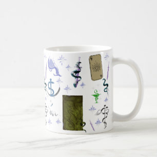 Mikitiez snake snakeperson wizard witch magic coffee mug