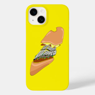 Mikitiez space dolly skull burger chips frenchfrie Case-Mate iPhone 14 case
