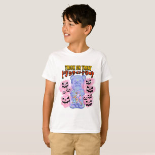 Mikitiez spooky vibes jellybear trickortreat anime T-Shirt