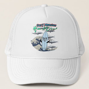 Mikitiez surf windsurf monster mint japanesewave trucker hat