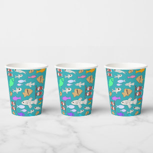 Mikitiez venus mermaid fishing summer  paper cups