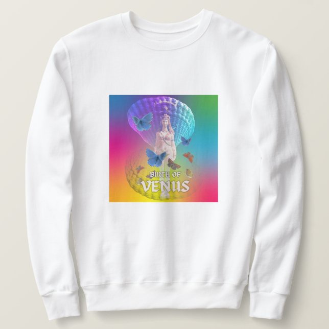 Mikitiez venus ocean butterfies love olympus sweatshirt (Design Front)