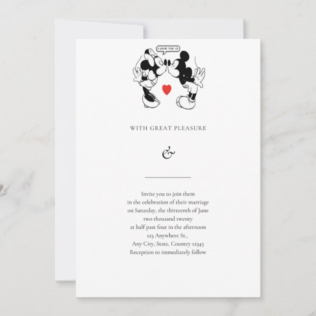 Mikky wedding Invitation (Front)