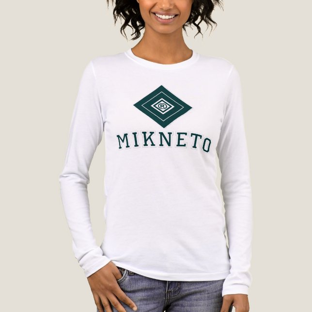 MIKNETO® - Long Sleeve T-Shirt Tri-Blend Shirt (Front)