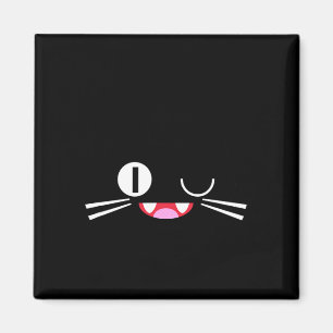 Miko Kuta Neko Cat Cosplay Glitch Video Game Techs Magnet