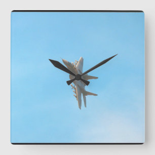 Mikoyan MIG-29 Fulcrum_Aviation Photography Square Wall Clock