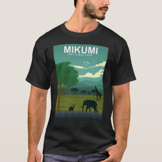 Mikumi National Park Tanzania Travel Poster T-Shirt