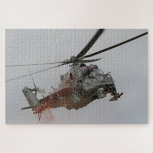 Mil Mi-24 Hind – Iconic Attack Helicopter Jigsaw Puzzle
