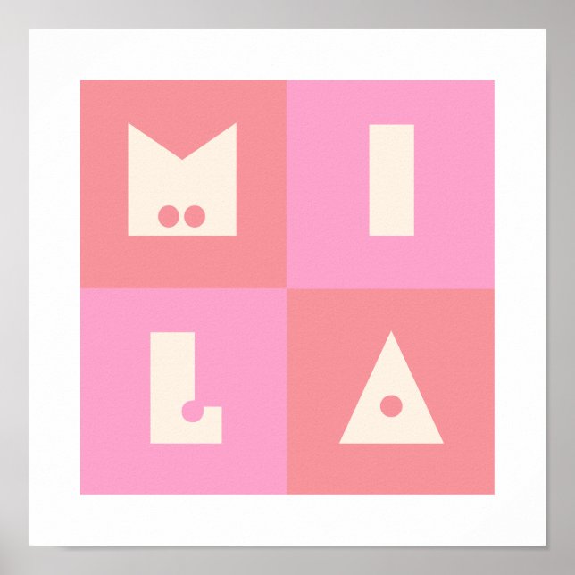 Mila baby name girl Poster (Front)