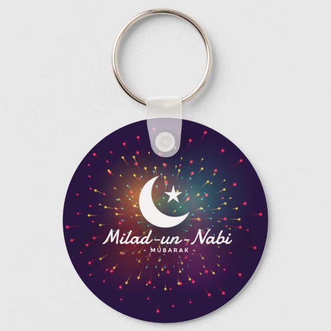 Milad-un-Nabi Mubarak Key Ring (Front)