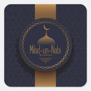 Milad Un Nabi Mubarak Square Sticker