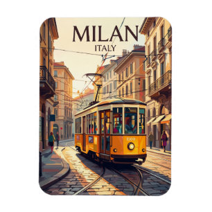 Milan 1500 Series Tram Italy Magnet