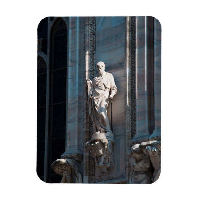 Milan Cathedral dome statue architecture monument Magnet (Vertical)
