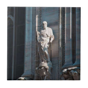 Milan Cathedral dome statue architecture monument Tile