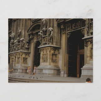 Milan Cathedral entrance Postcard