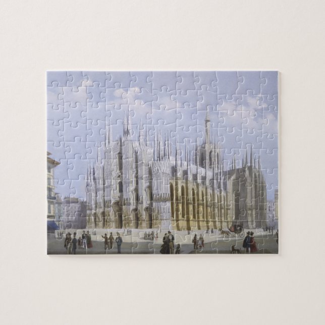 Milan Cathedral from 'Views of Milan and its Envir Jigsaw Puzzle (Horizontal)