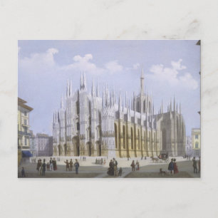 Milan Cathedral from 'Views of Milan and its Envir Postcard