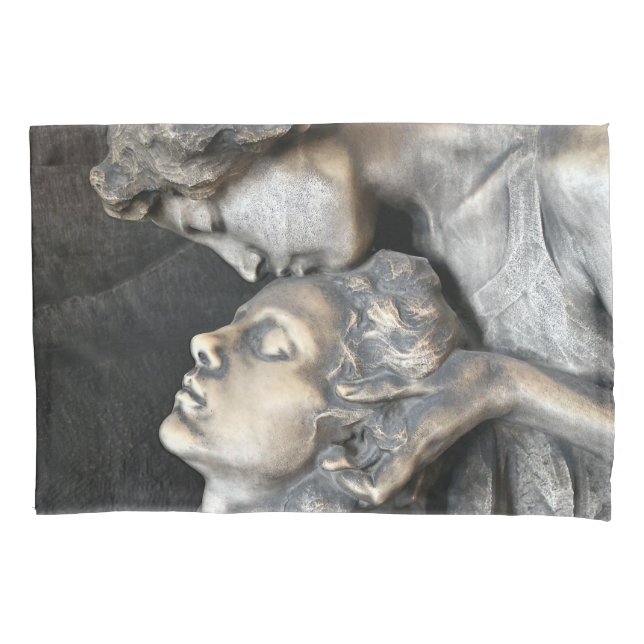 Milan Cemetery Statue Pillowcase (Front)