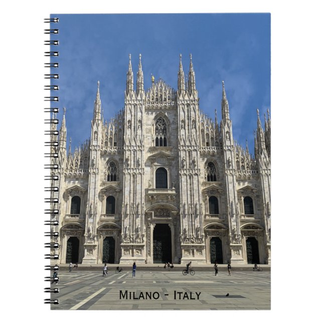 Milan Duomo Cathedral - Italy Notebook (Front)