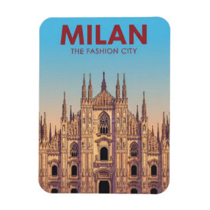 Milan Duomo Luggage Tag Magnet