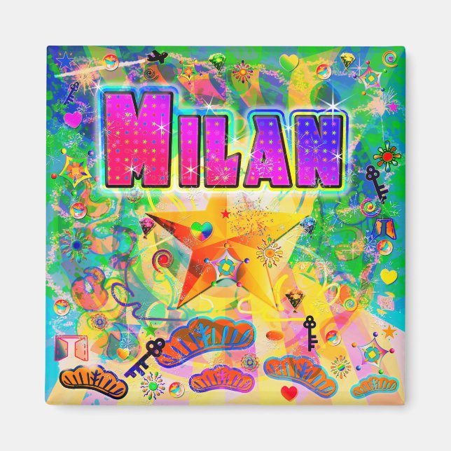 Milan Epoch Hour Magnet (Front)