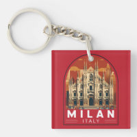 Milan Italy Duomo di Milano Travel Art Vintage