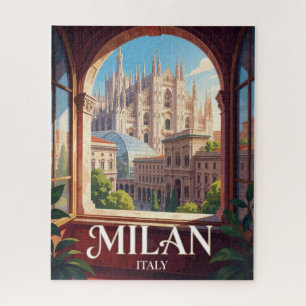 Milan Italy Duomo Historic Travel Jigsaw Puzzle
