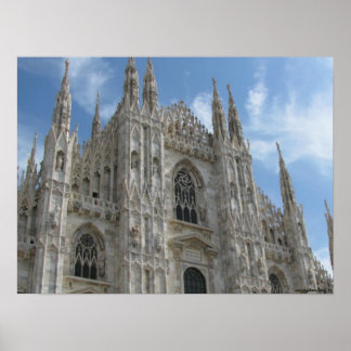 Milan, Italy photography poster