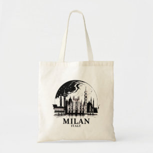 Milan Italy Skyline Tote Bag