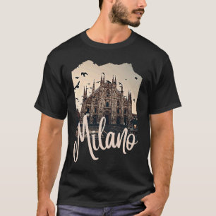 Milan Italy Souvenir T-Shirt