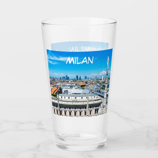 Milan skyline glass (Front)
