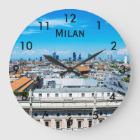 Milan skyline in Italy