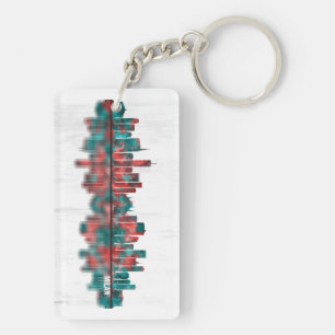 Milan Skyline Key Ring