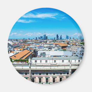 Milan skyline magnet