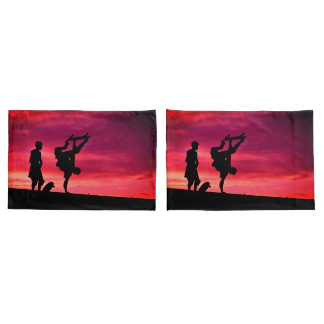 Milan Sunset with Lance and Caballero Pillowcase (Back-Set)
