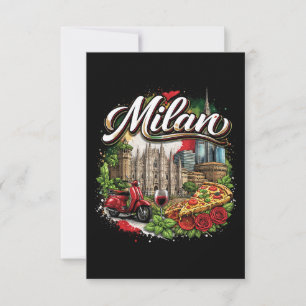 Milan Thank You Card