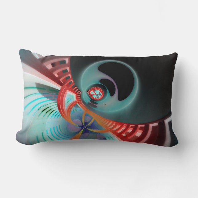 Milanese Aviational Destination Lumbar Cushion (Front)