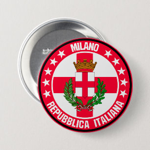 Milano 7.5 cm round badge