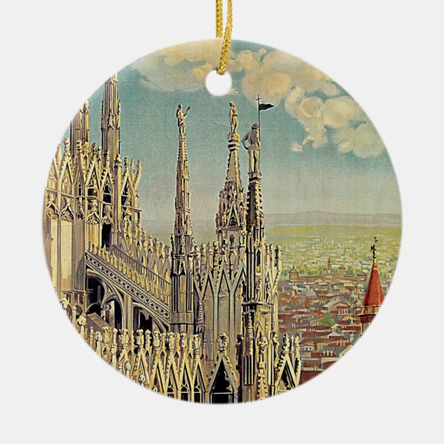 Milano Ceramic Tree Decoration (Front)