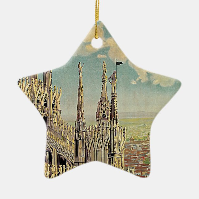 Milano Ceramic Tree Decoration (Front)