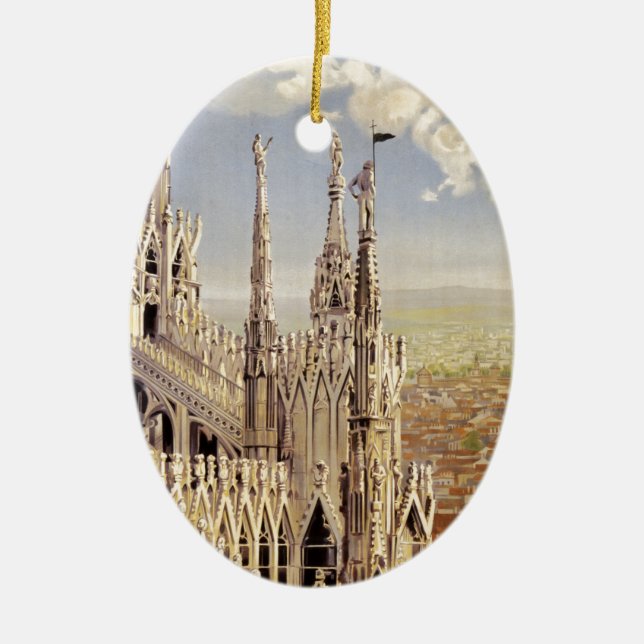Milano Ceramic Tree Decoration (Front)