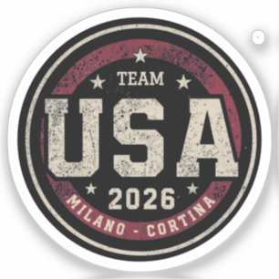 Milano Cortina 2026 Vintage Ski resort usa hockey