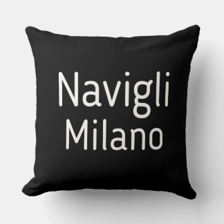 Milano Italien Navigli T-Shirt Cushion