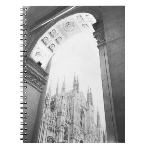 Milano Italy, Galleria View of the Duomo Spiral Notebook