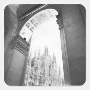 Milano Italy, Galleria View of the Duomo Square Sticker