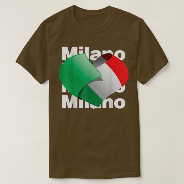 Milano Italy  T-Shirt (Design Front)