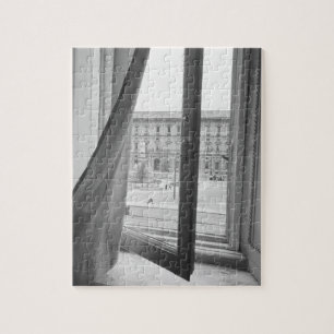 Milano Italy, View from La Scala Opera Window Jigsaw Puzzle