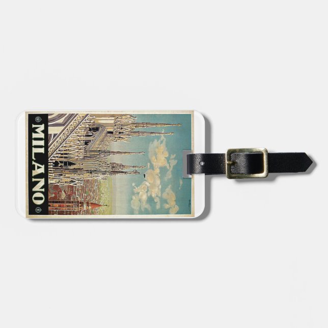 Milano Luggage Tag (Front Horizontal)