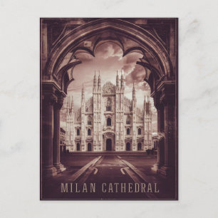 Milano, Milan Cathedral  Postcard