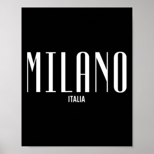 Milano Milan Italy Clic Graphic Designer Fashion S Poster